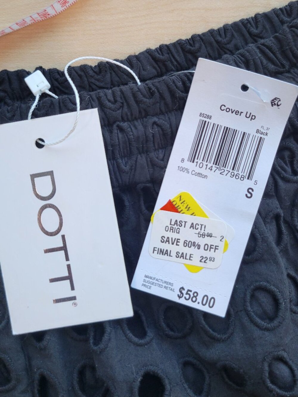 Dotti Openwork Drawstring Shorts - Picture 4 of 7